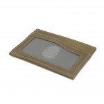 Garzini Leggera Card Holder with ID Window - Vintage - Γκρι (Metal Grey)