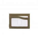 Garzini Leggera Card Holder with ID Window - Vintage - Γκρι (Metal Grey)