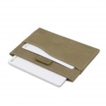 Garzini Leggera Card Holder with ID Window - Vintage - Γκρι (Metal Grey)