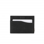 Garzini Leggera Card Holder with ID Window - Brushed - Μαύρο (Brushed Black)