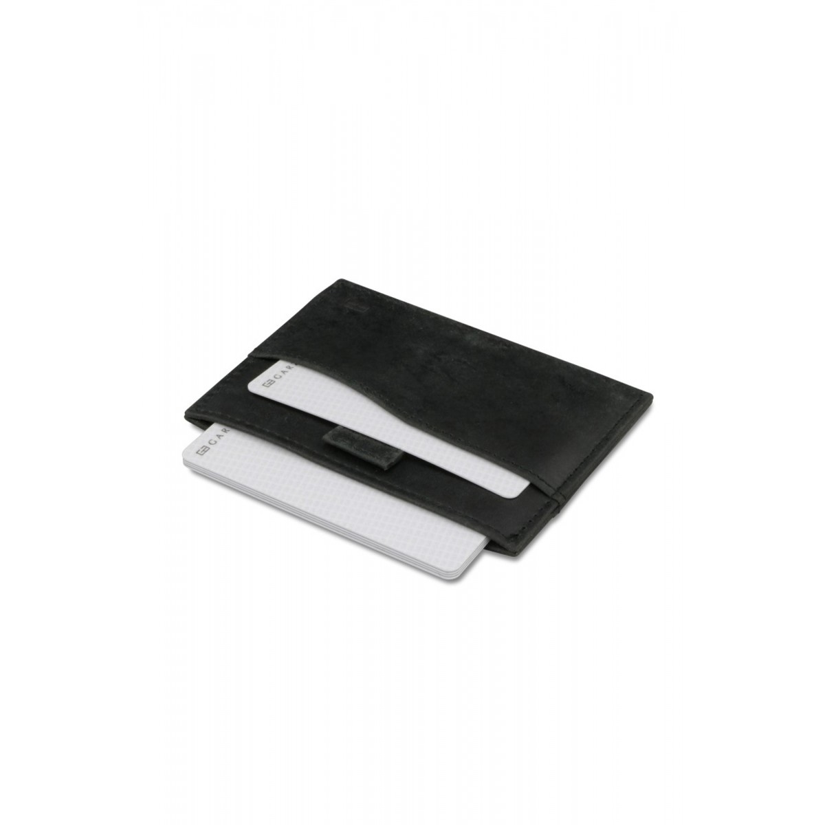 Garzini Leggera Card Holder with ID Window - Brushed - Μαύρο (Brushed Black)