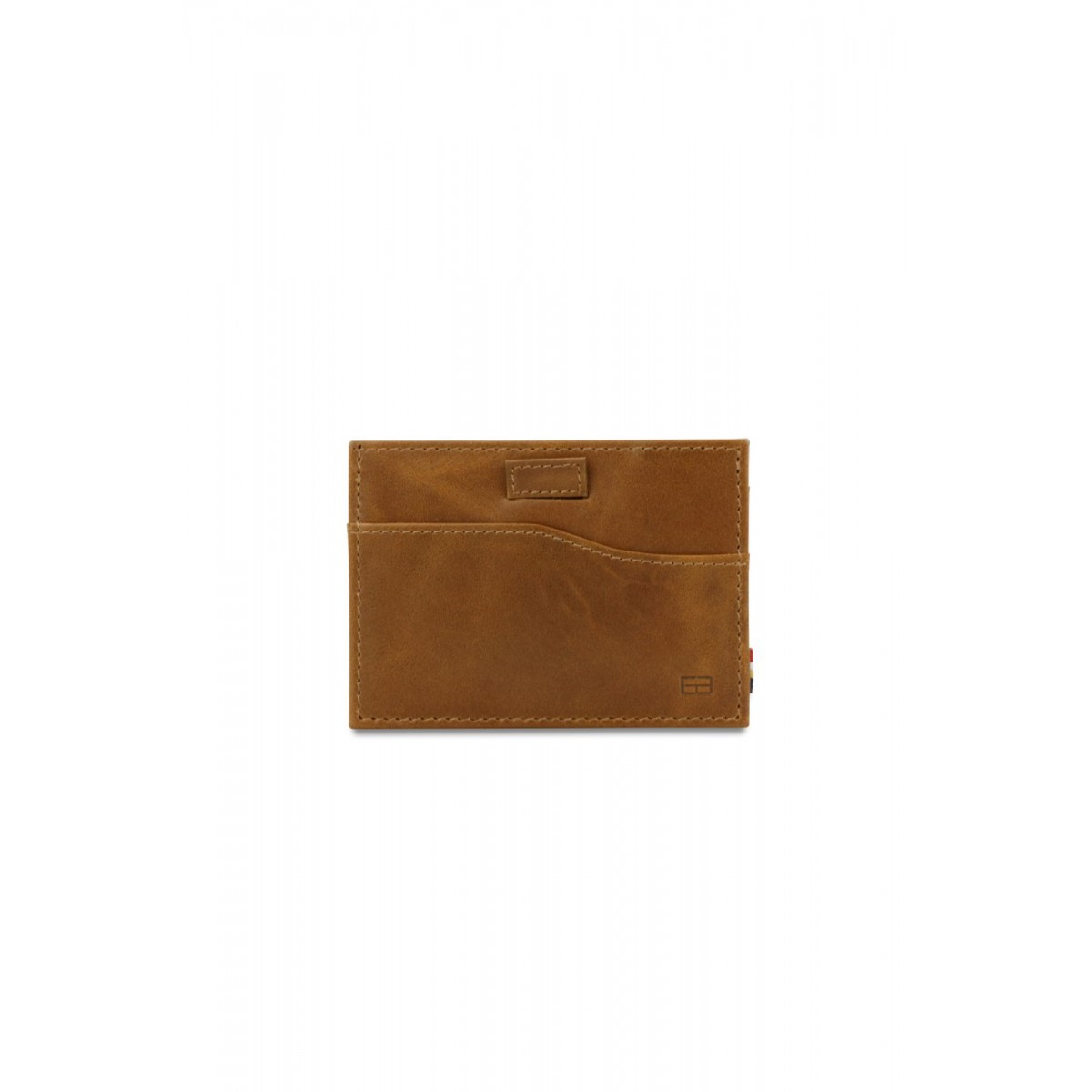 Garzini Leggera Card Holder with ID Window - Brushed - Καφέ Κονιάκ (Brushed Cognac)