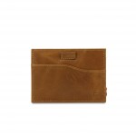 Garzini Leggera Card Holder with ID Window - Brushed - Καφέ Κονιάκ (Brushed Cognac)