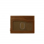 Garzini Leggera Card Holder with ID Window - Brushed - Καφέ Κονιάκ (Brushed Cognac)