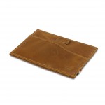 Garzini Leggera Card Holder with ID Window - Brushed - Καφέ Κονιάκ (Brushed Cognac)