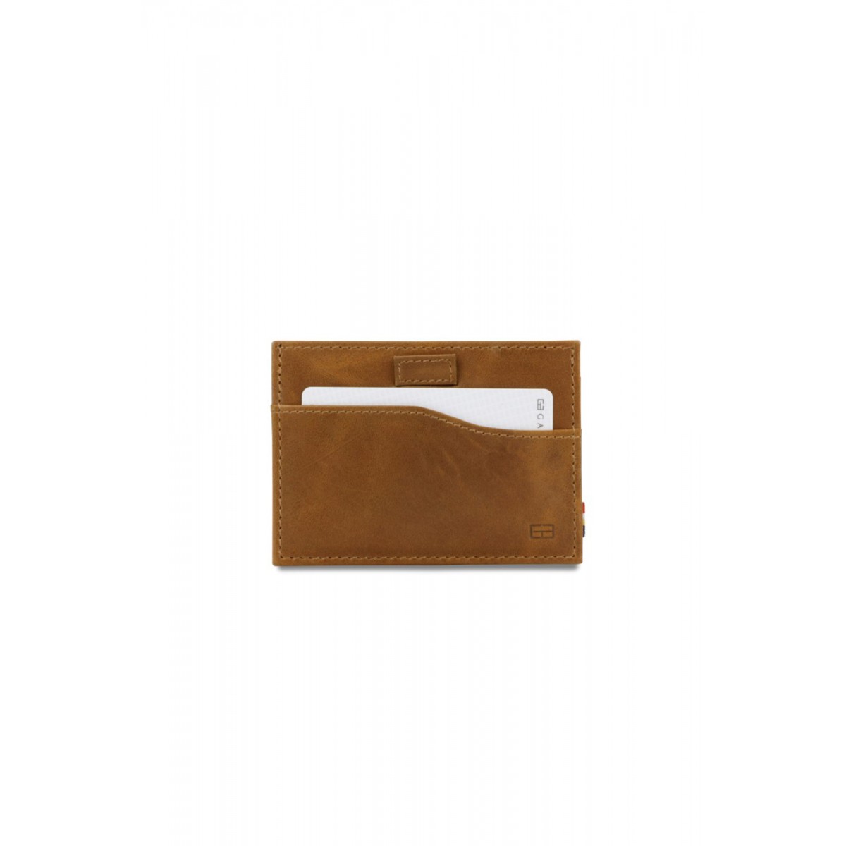 Garzini Leggera Card Holder with ID Window - Brushed - Καφέ Κονιάκ (Brushed Cognac)