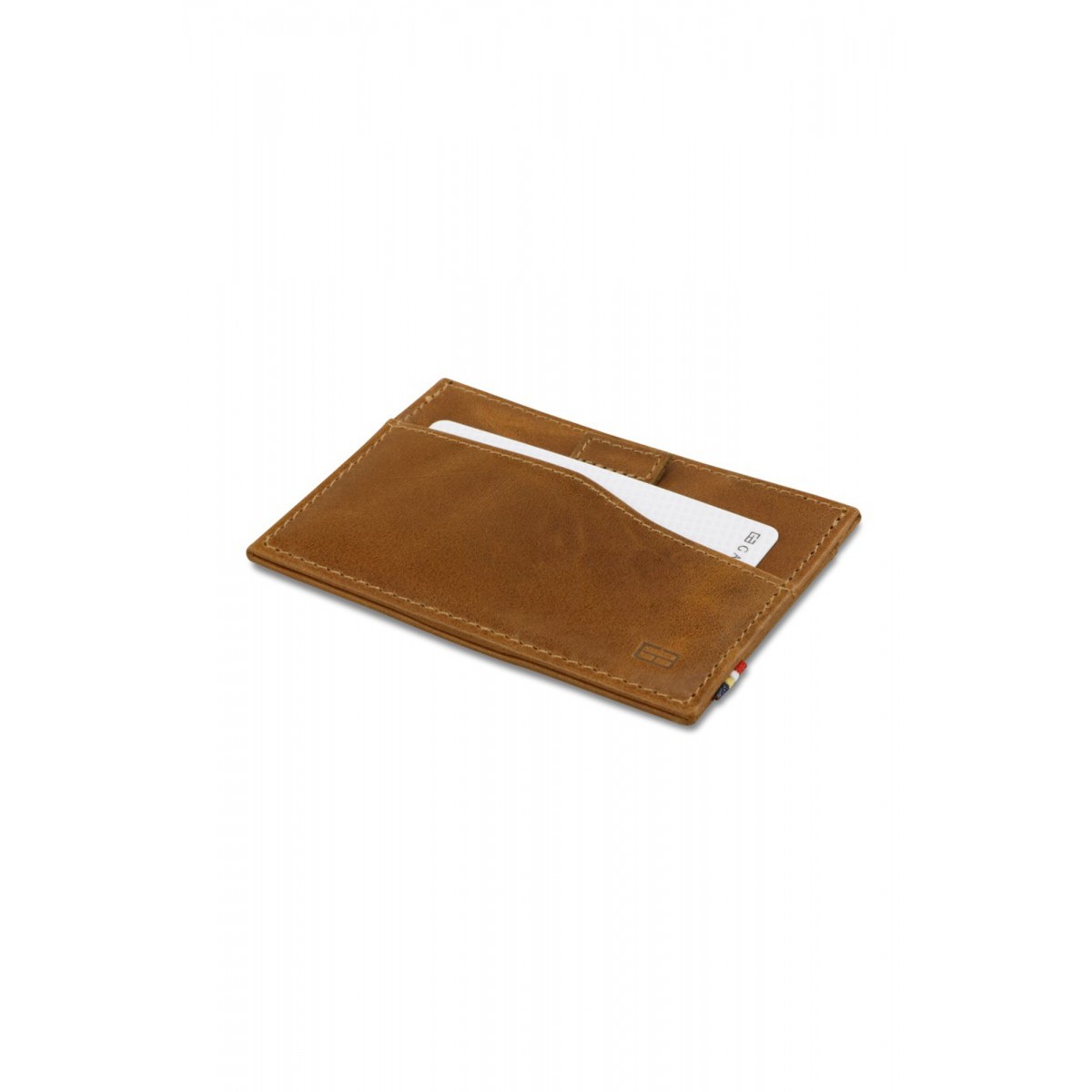 Garzini Leggera Card Holder with ID Window - Brushed - Καφέ Κονιάκ (Brushed Cognac)