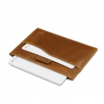 Garzini Leggera Card Holder with ID Window - Brushed - Καφέ Κονιάκ (Brushed Cognac)