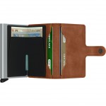 Secrid Wallet - Miniwallet - Vintage - Cognac/Silver