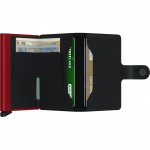 Secrid Wallet - Miniwallet - Matte - Black/Red