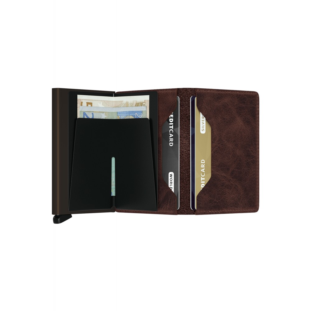 Secrid Wallet - Slimwallet - Vintage - Chocolate