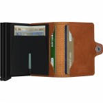 Secrid Wallet - Twinwallet - Perforated - Cognac