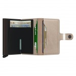 Secrid Miniwallet - Metallic - Champagne Brown