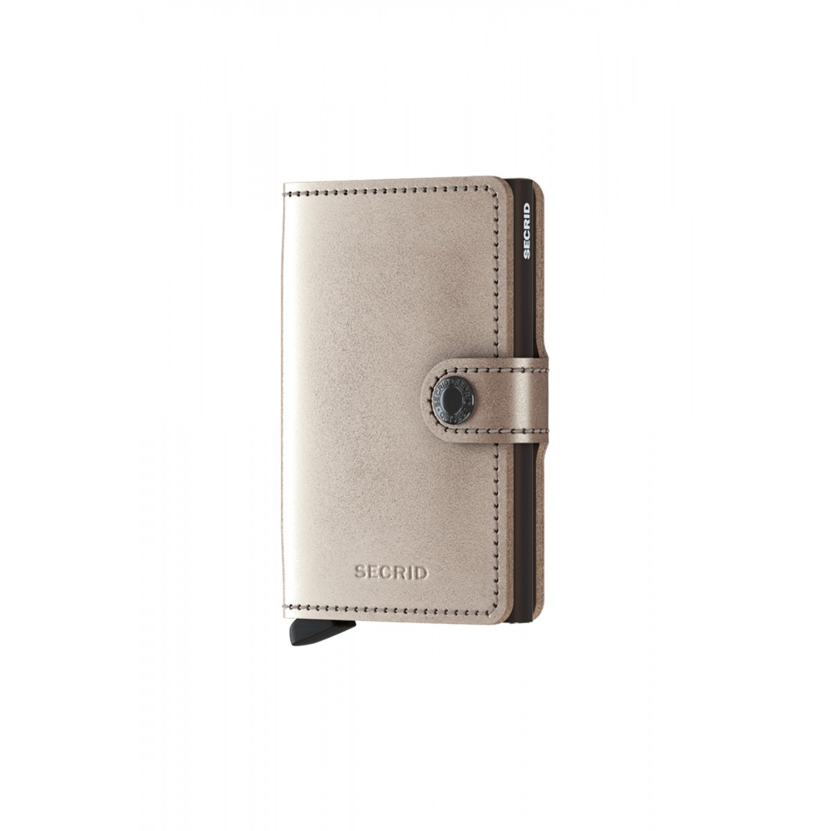 Secrid Miniwallet - Metallic - Champagne Brown