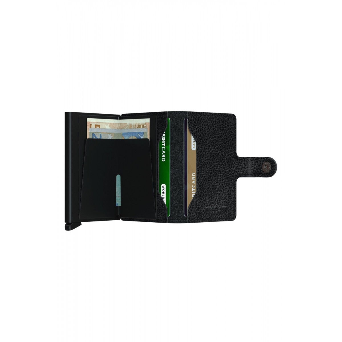 Secrid Miniwallet - Veggetable Tanned - Black