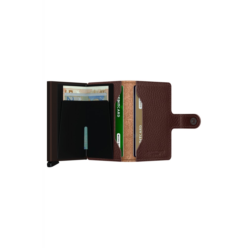 Secrid Miniwallet - Veggetable Tanned - Espresso Brown