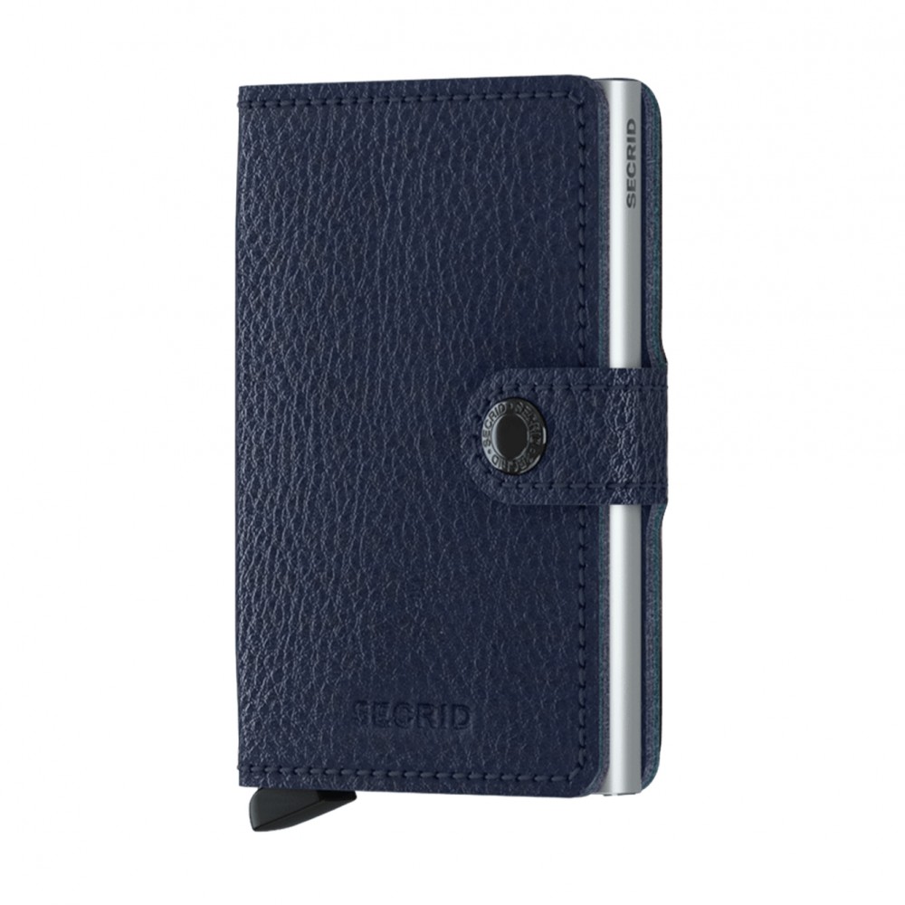 Secrid Miniwallet - Veggetable Tanned - Navy Silver