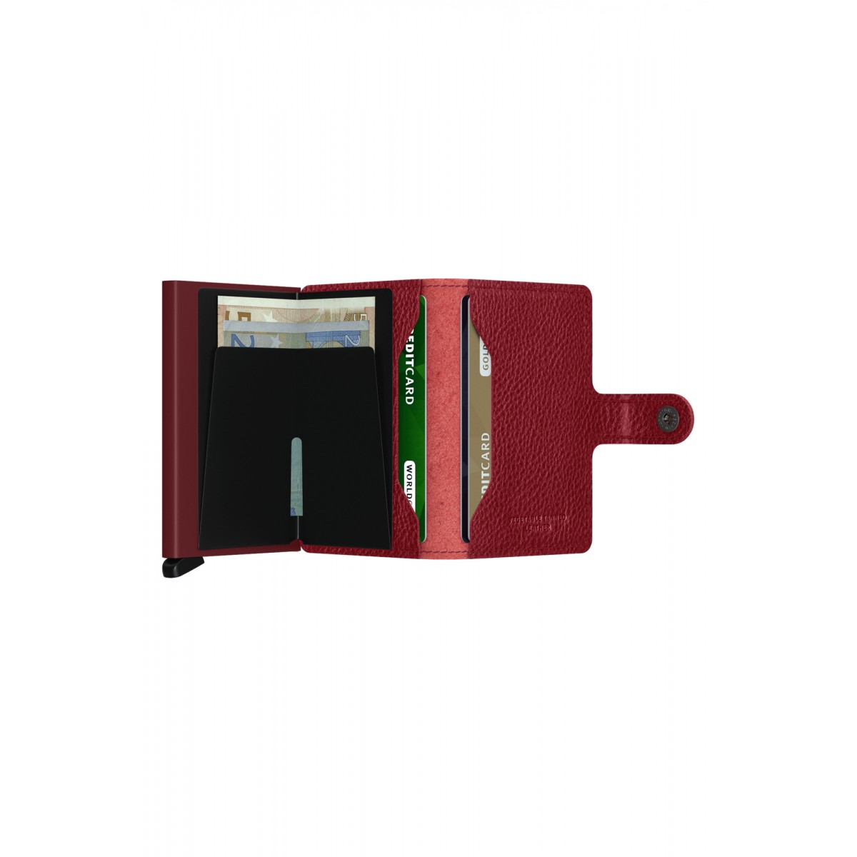 Secrid Miniwallet - Veggetable Tanned - Rosso Bordeaux