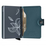 Secrid Miniwallet - Stich Vegan - Magnolia Petrolio