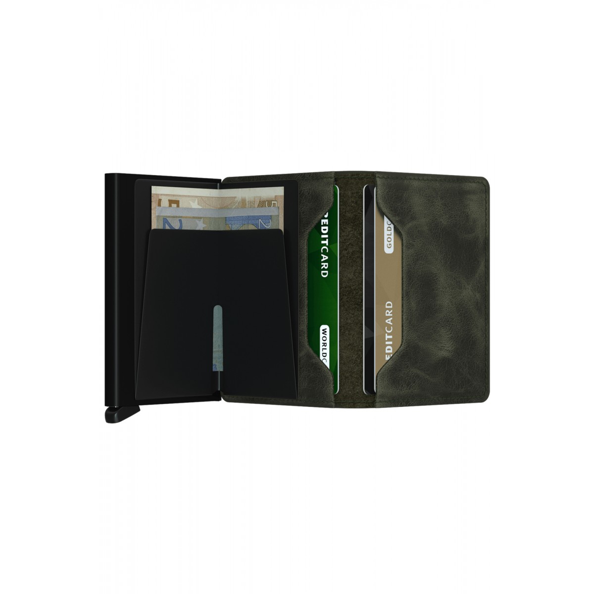 Secrid Slimwallet - Vintage - Olive-Black