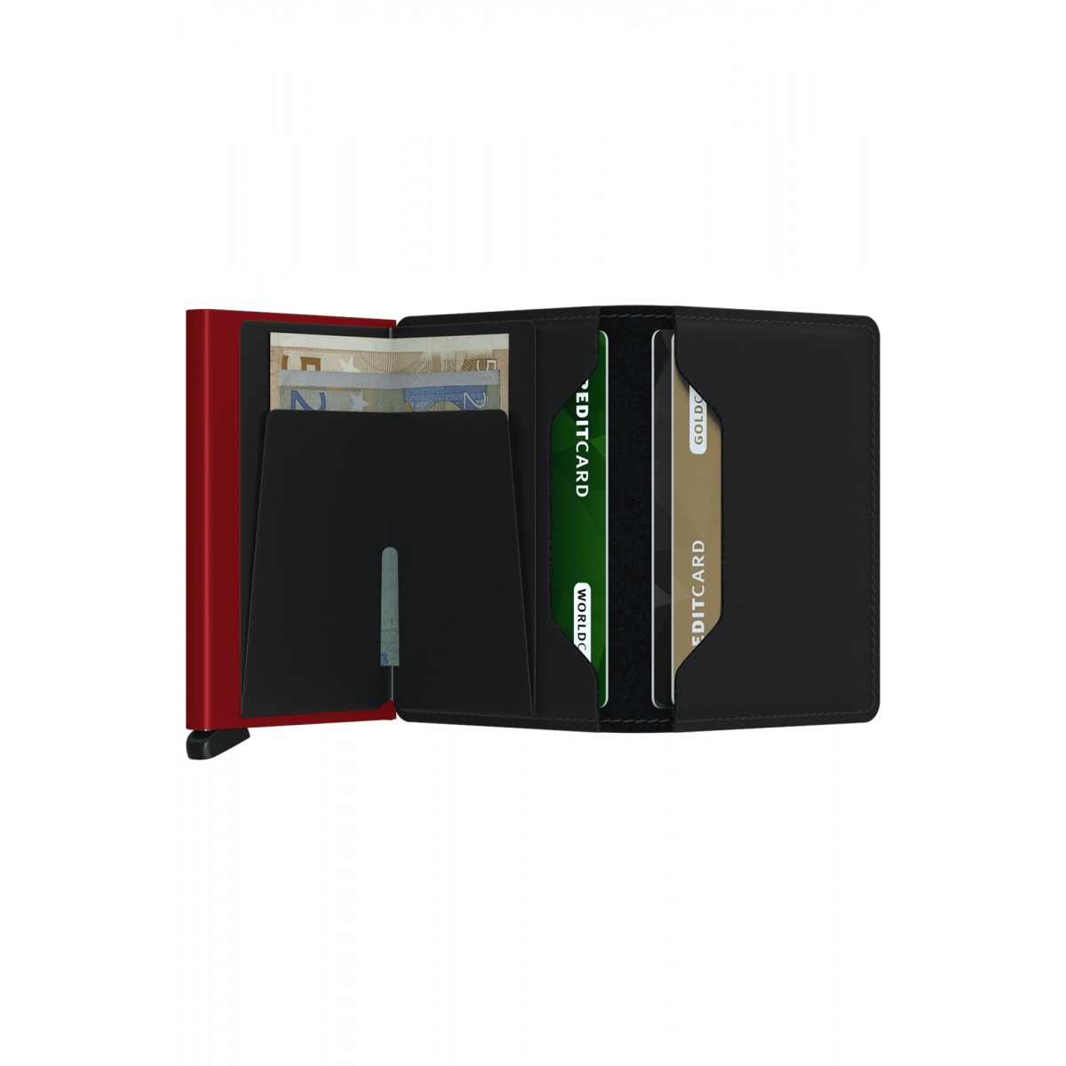 Secrid Slimwallet - Matte - Black-Red