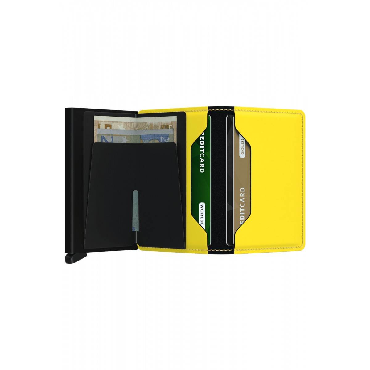 Secrid Slimwallet - Matte - Black-Yellow