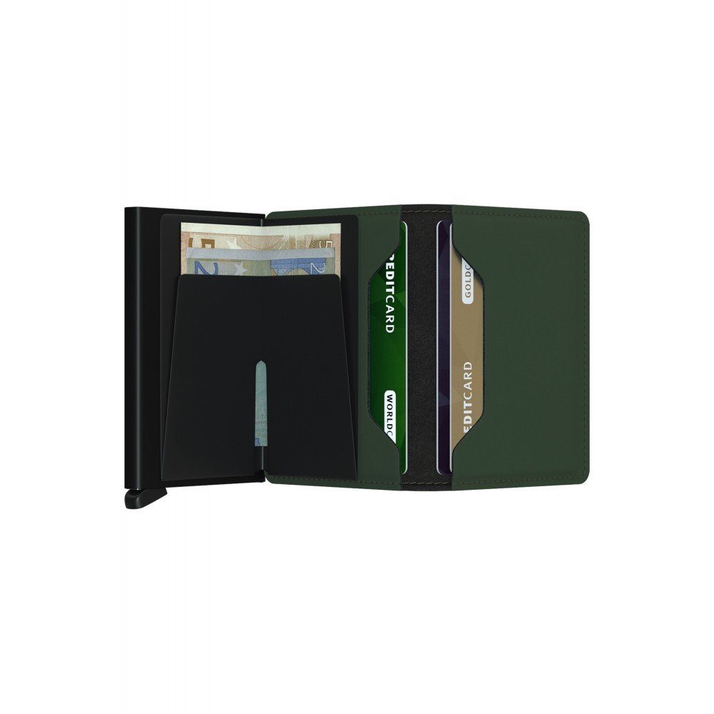 Secrid Slimwallet - Matte - Green-Black