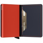 Secrid Slimwallet - Matte - Night Blue-Orange