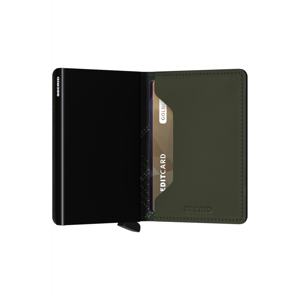 Secrid Slimwallet - Stitch - Linea Lime