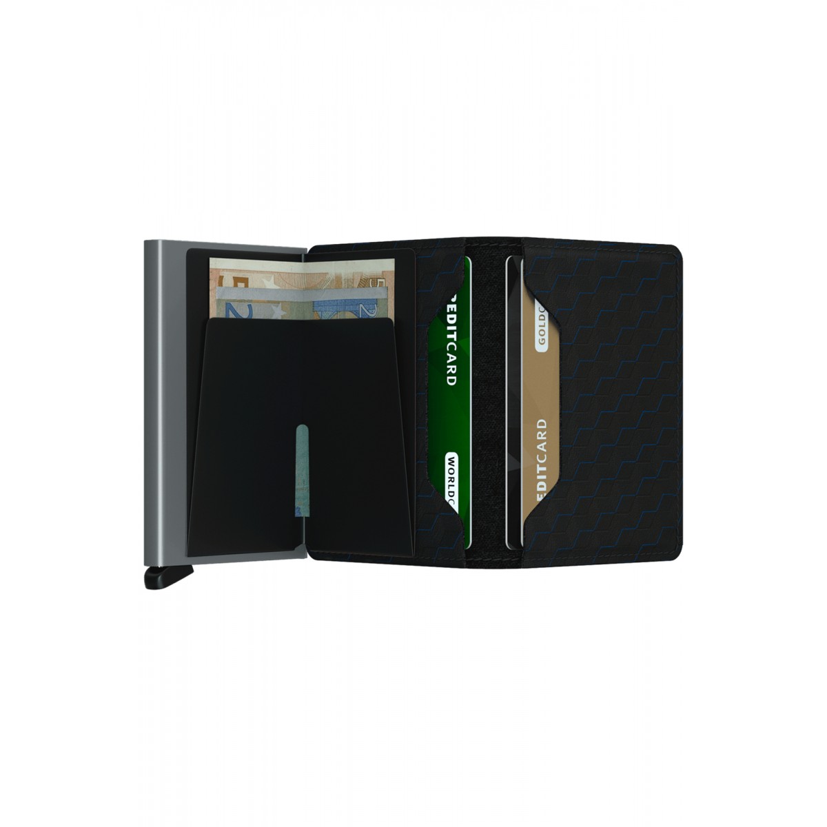 Secrid Slimwallet - Optical - Black Titanium