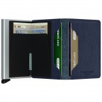 Secrid Slimwallet - Veg Tanned - Navy Silver