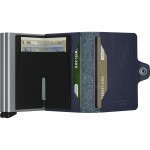 Secrid Twinwallet - Veg Tanned - Navy-Silver