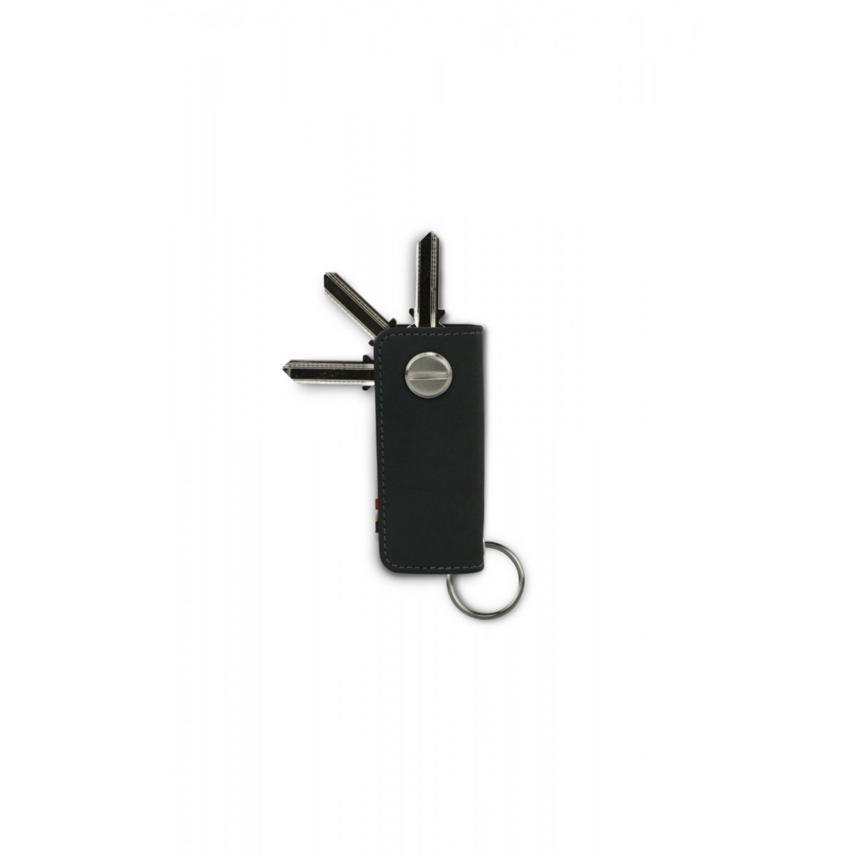 Garzini Lusso Key Holder - Vintage - Carbon Black