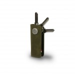 Garzini Lusso Key Holder - Vintage - Olive Green