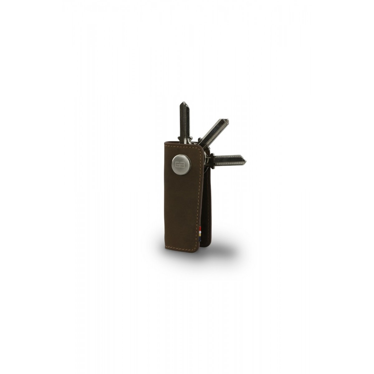 Garzini Lusso Key Holder - Vintage - Java Brown