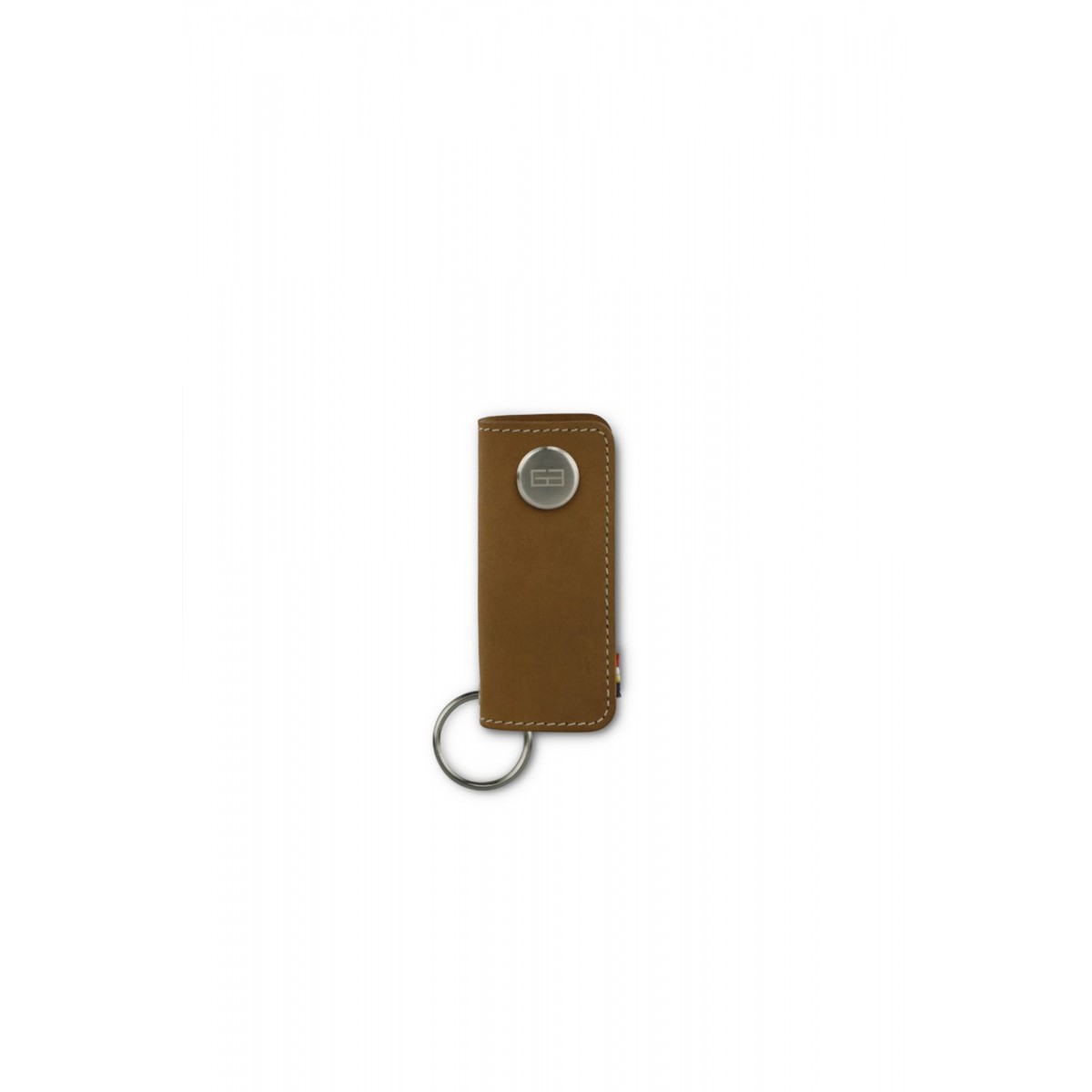 Garzini Lusso Key Holder - Vintage - Camel Brown