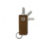 Garzini Lusso Key Holder - Vintage - Camel Brown