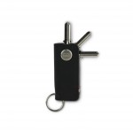 Garzini Lusso Key Holder - Brushed - Black