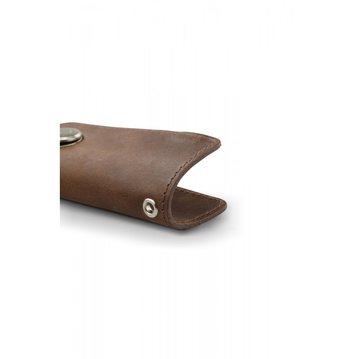 Garzini Lusso Key Holder - Brushed - Brown