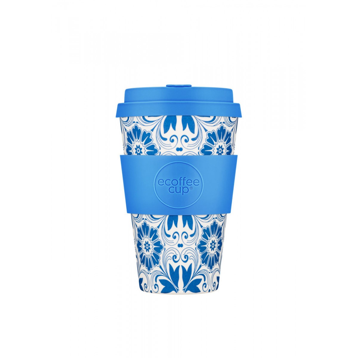 Ecoffee Eco Cup With Lid - Delft Touch - 400ml