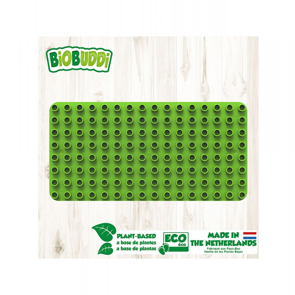 Biobuddi Οικολογικά Παιχνίδια - Βάση Χτισίματος - Πράσινη