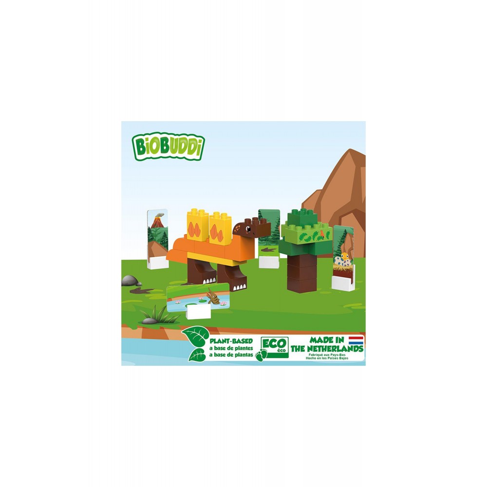 Biobuddi Οικολογικά Παιχνίδια - Τουβλάκια - Στεγόσαυρος