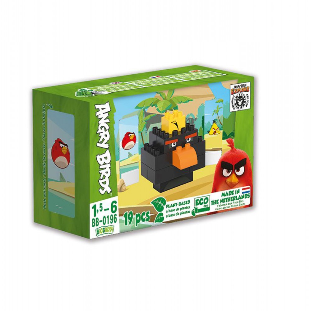 Biobuddi Οικολογικά Παιχνίδια - Τουβλάκια - Angry Birds: Bomb