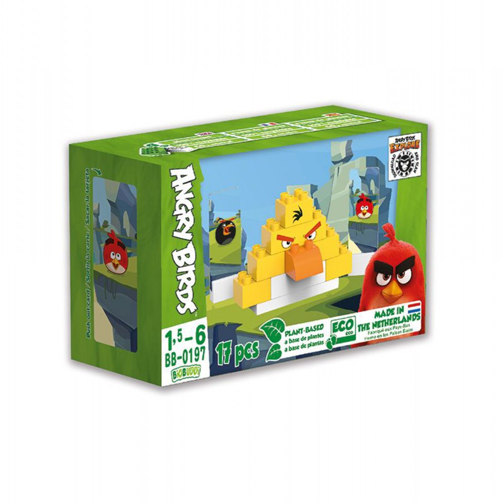 Biobuddi Οικολογικά Παιχνίδια - Τουβλάκια - Angry Birds: Chuck