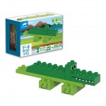 Biobuddi Οικολογικά Παιχνίδια - Τουβλάκια - Animal Planet: Κροκόδειλος