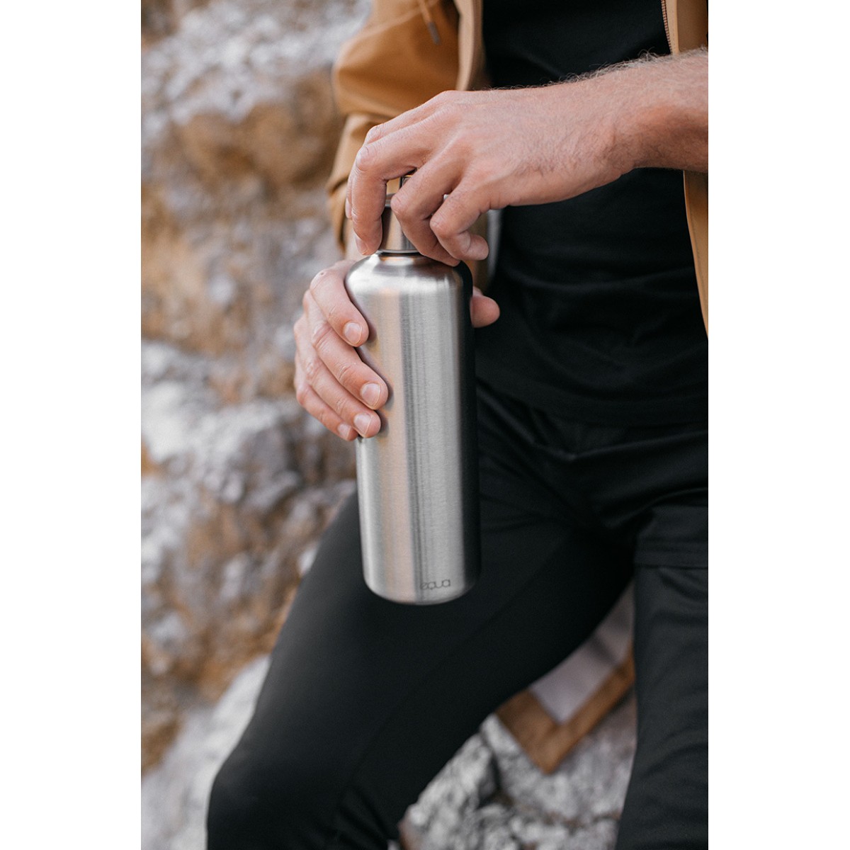 Equa - Timeless Steel Water Bottle - 1000ml