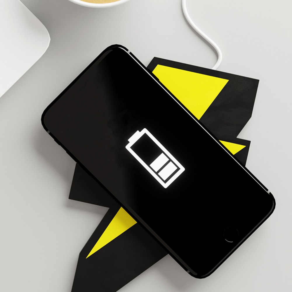 Mustard - Wireless Φορτιστής Smartphone - Lightning - Μαύρο
