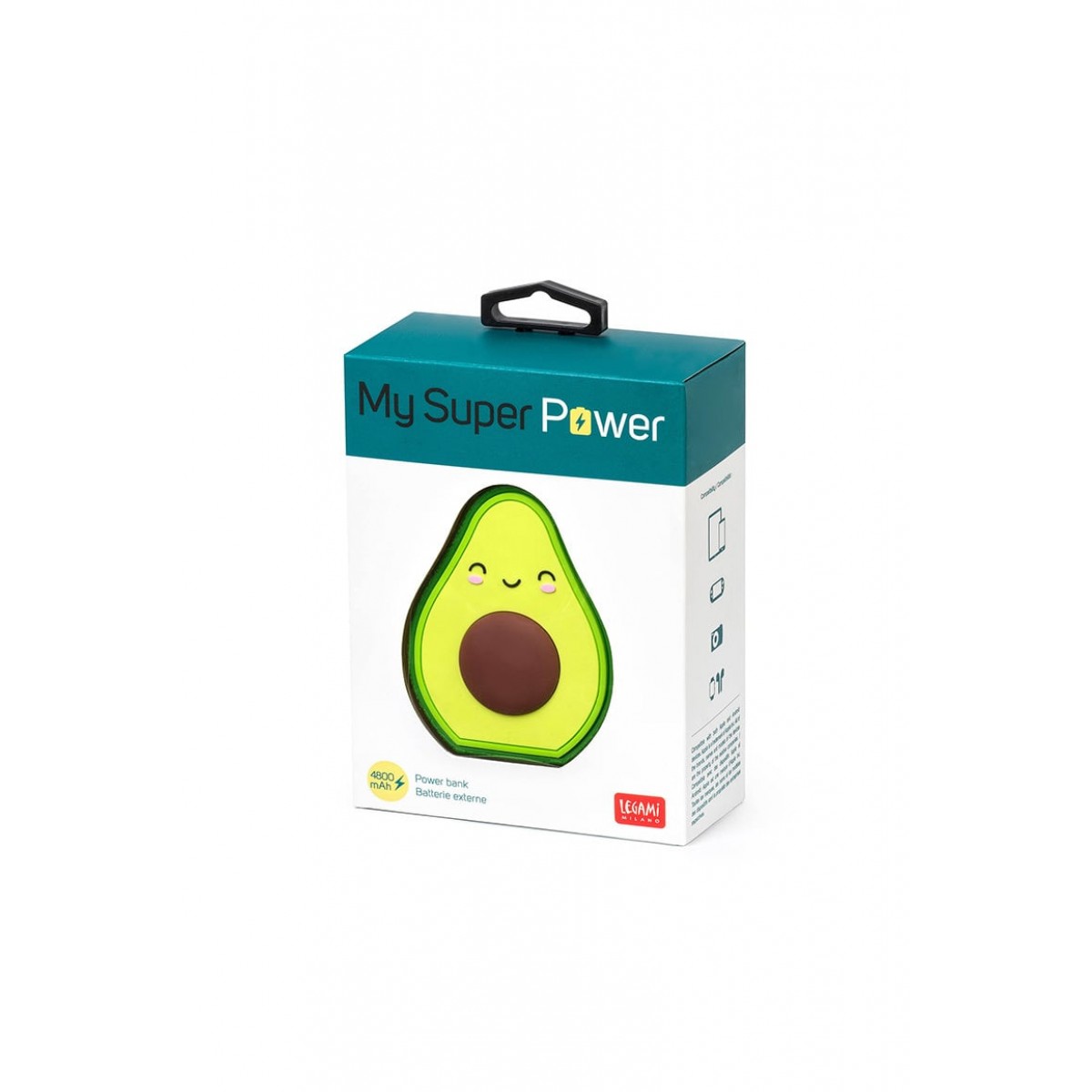 Legami - Power Bank Avocado Πολύχρωμο