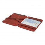 Hunterson Magic Wallet - Δερμάτινο Πορτοφόλι με RFID - Μπορντώ (Βυσσινί)