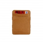 Hunterson Magic Wallet - Δερμάτινο Πορτοφόλι με RFID - Ανοιχτό Καφέ (Κονιάκ)